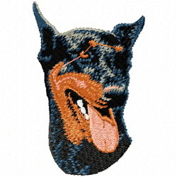 Dogs Embroidery Design 3